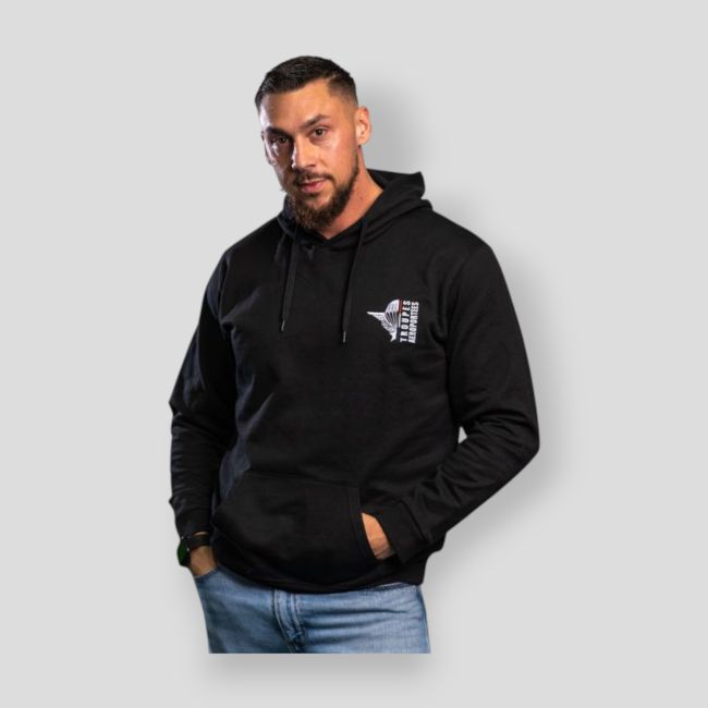 Besticktes Sweatshirt Troupes aéroportés Design - Schwarz - Summit Outdoor Lifestyle