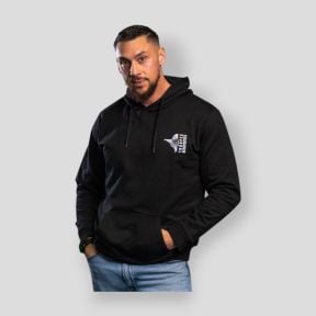 Sweat-shirt brodé Troupes aéroportés Design - Noir - Summit Outdoor Lifestyle