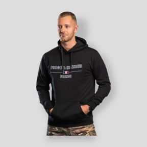 Sweatshirt bordada Force & Honneur France - Preto - Summit Outdoor Lifestyle