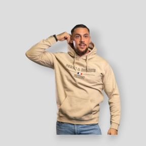 Felpa ricamata Force & Honneur France - Light Sand - Summit Outdoor Lifestyle