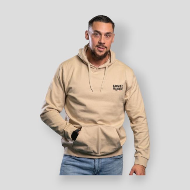 Felpa ricamata Armée Française - Light Sand - Summit Outdoor Lifestyle