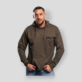Geborduurde sweater Frans Leger - Donkerkhaki - Summit Outdoor Lifestyle
