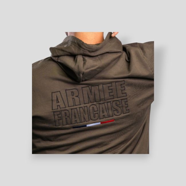 Sudadera bordada Armée Française - Dark kaki - Summit Outdoor Lifestyle