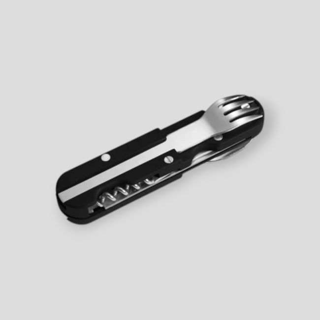 Multifunktions-Taschenmesser Bivouac® - Schwarz - TB Outdoor