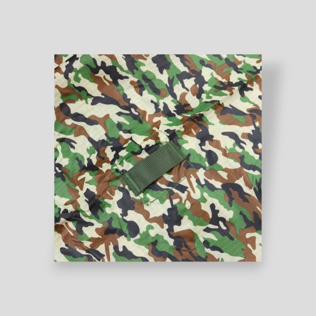 Bâche 3x3m avec 6 piquets et 6 paracordes réglables - Camo CE - Uang