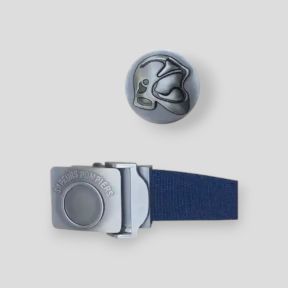 Nylon Gürtel mit gravierter Metallschnalle Feuerwehr - Marineblau - Patrol Equipement