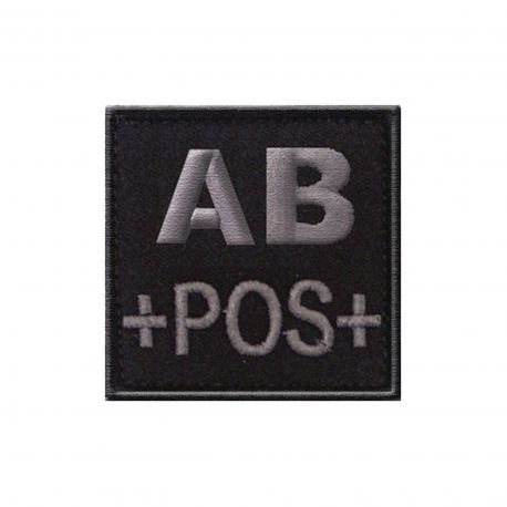 Insigne AB+ de groupe sanguin Noir - A10 Equipment