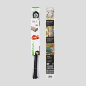 Gear Tie® Reusable Rubber Twist Tie™ 32 in. - 2 Pack - Black