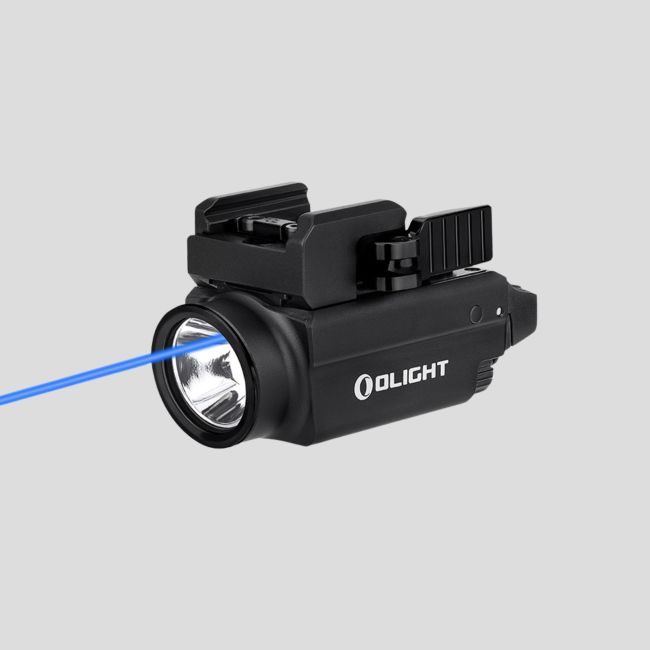 Lanterna tática com laser azul Baldr S BL (800 lumens) - Preto - Olight