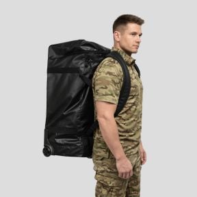 Wasserdichte Reisetasche mit Rollen 120L - Schwarz - OPEX