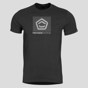 T-shirt Ageron Parallel - Noir - Pentagon