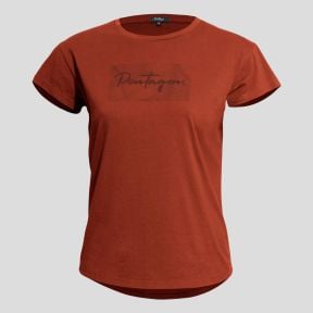 T-shirt damski Whisper Ladies Contour - Bordowy - Pentagon