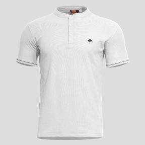 T-shirt Levantes z lamówką - Biały - Pentagon