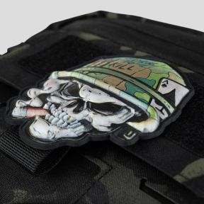 Patch PVC 3D con stampa UV Teschio Vietnam - 101 Inc