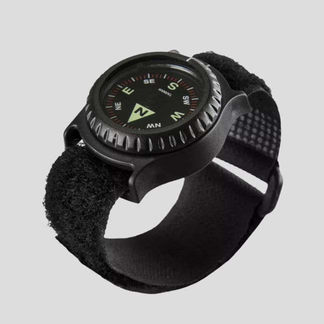 polshorloge kompas t25 - zwart - helikon