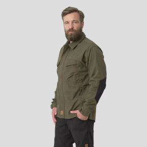 woodsman shirt® - taiga green / black a - helikon