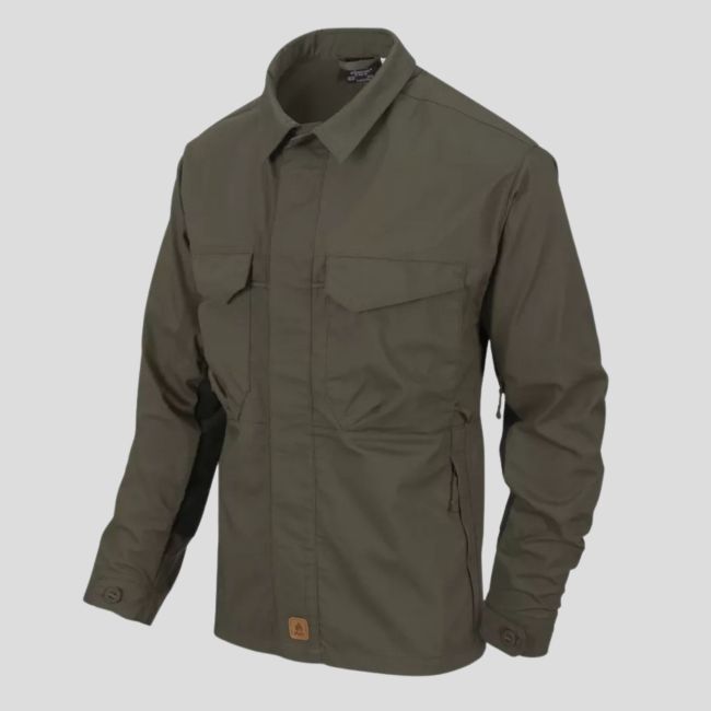 Woodsman Hemd® - Taiga Grün / Schwarz A - Helikon