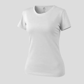Damen-T-Shirt - Baumwolle - Weiß - Helikon