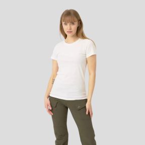 Damen-T-Shirt - Baumwolle - Weiß - Helikon