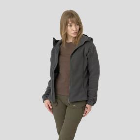 dames cumulus® jas - zware fleece - schaduwgrijs - helikon