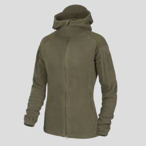 kurtka damska cumulus® - ciężki polar - taiga green - helikon