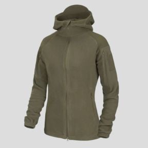 women's cumulus® jacket - heavy fleece - taiga green - helikon