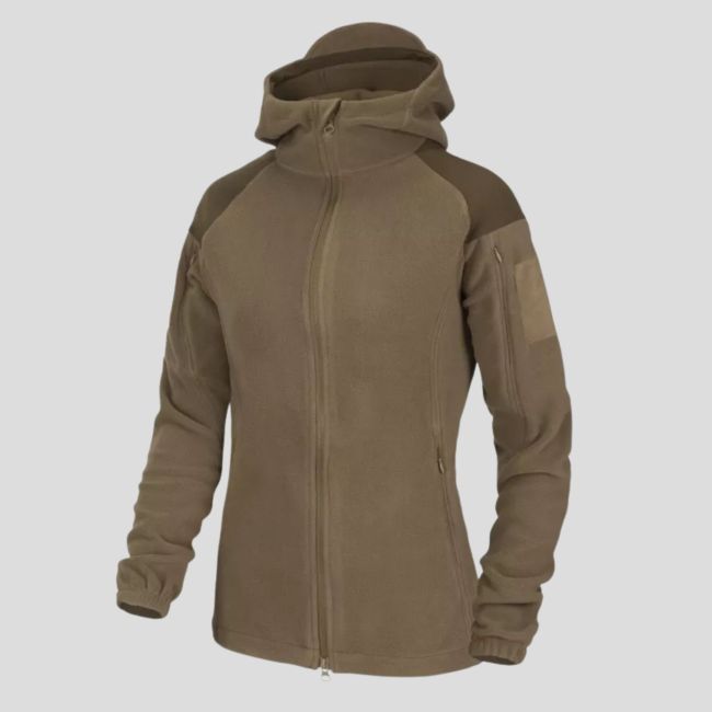 women's cumulus® jacket - double fleece - coyote - helikon