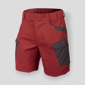 uts (urban tactical shorts) 8.5"® - polycotton ripstop - crimson sky / ash grey a - helikon