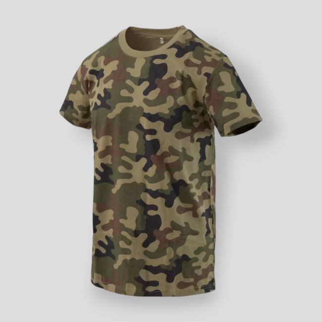 t-shirt - cotton - pl woodland - helikon