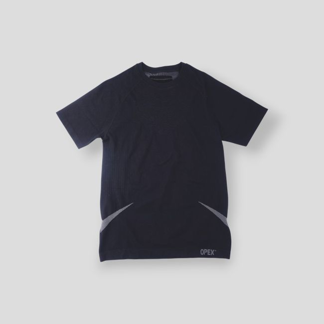 Kurzarm-T-Shirt thermoregulierend nahtlos Legend - Schwarz - OPEX