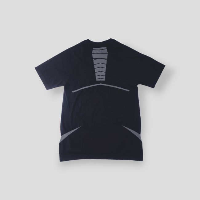 T-shirt de manga curta termorreguladora sem costuras Legend - Preta - OPEX