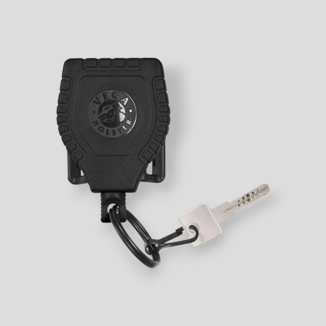 Porte-clés avec passant de ceinture et système de verrouillage 8V31 - Noir - Vega Holster