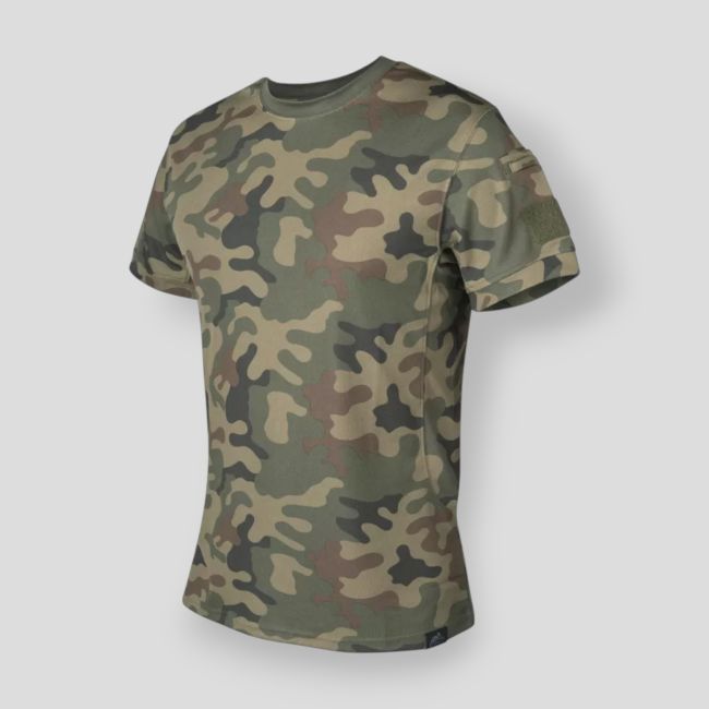 tactical t-shirt - topcool - pl woodland - helikon