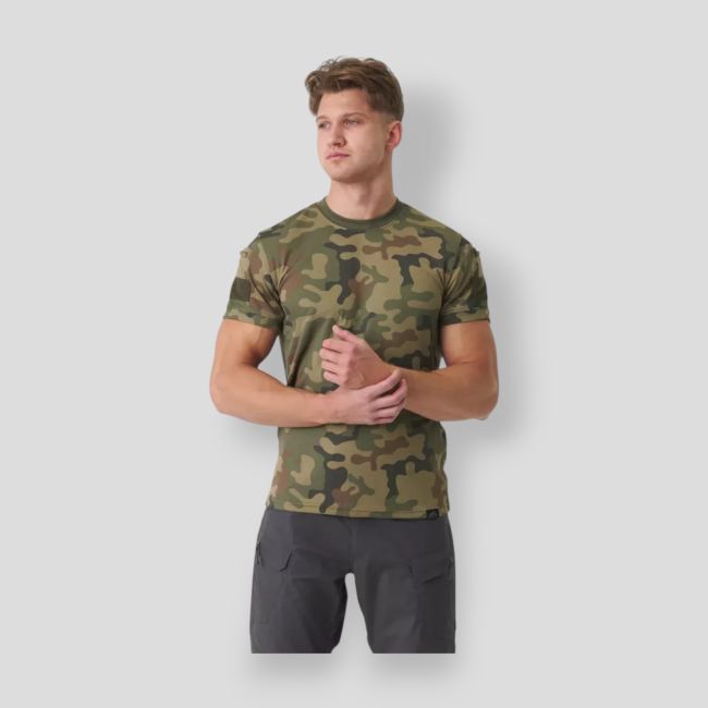 Tactisch T-shirt - TopCool - PL Woodland - Helikon