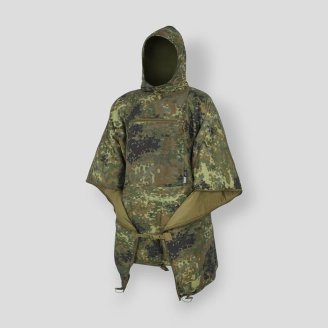swagman roll poncho - flecktarn - helikon