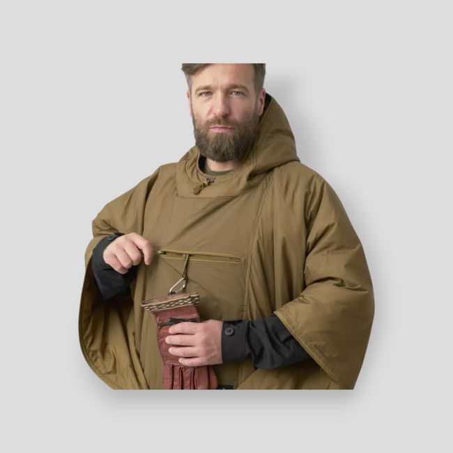 swagman roll poncho - coyote - helikon
