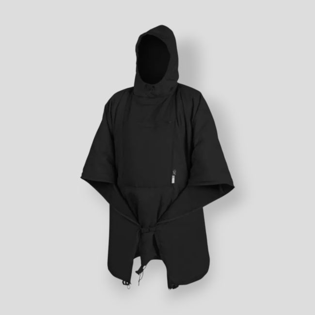 swagman roll poncho - black - helikon