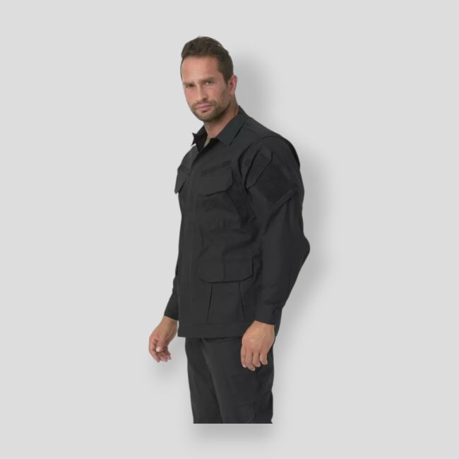 sfu next® koszula - polycotton ripstop - czarny - helikon