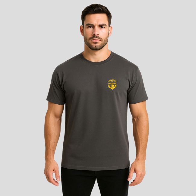 T-shirt Cooldry com serigrafia Troupes de Marine - Cinzento - OPEX