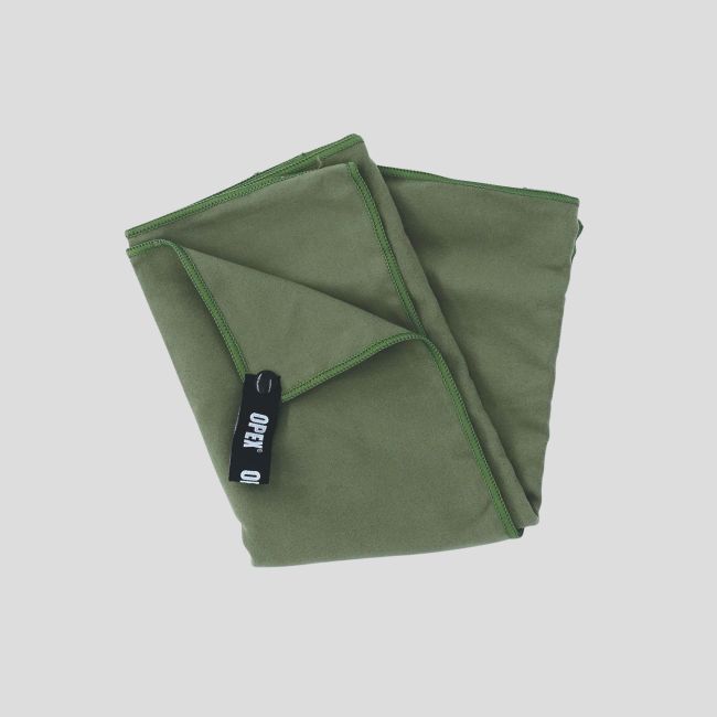 Toalha microfibra Savane 80x40cm - Verde-Oliva - OPEX