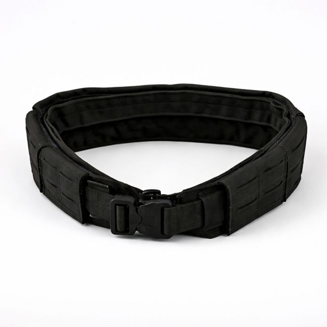 Ceinture double Sniper avec boucle cobra en polymère - Noir - Trix Tactical