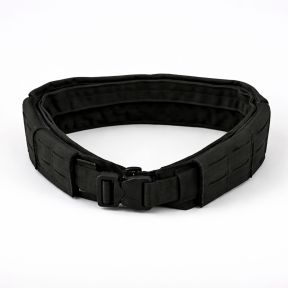 Ceinture double Sniper avec boucle cobra en polymère - Noir - Trix Tactical
