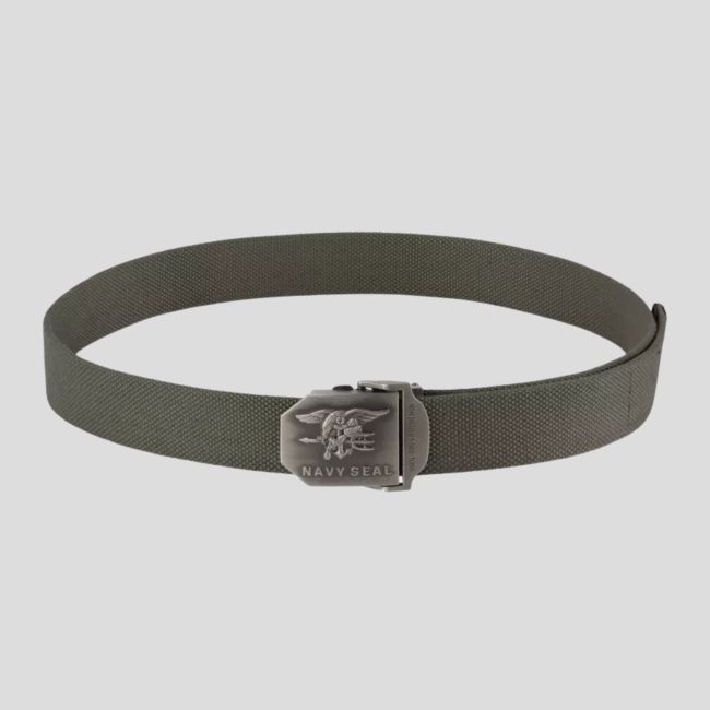 navy seal's belt polyester - olive green - helikon
