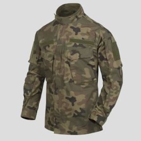 CPU-Hemd - Polycoton Ripstop - Waldmuster - Helikon