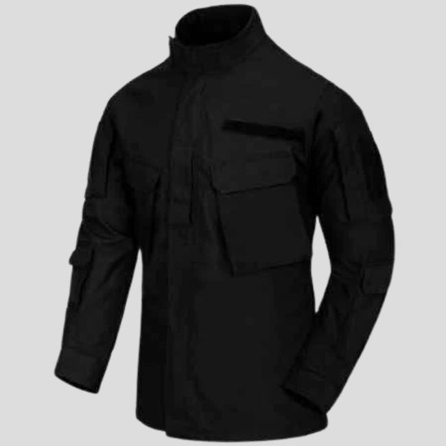 cpu® shirt - polycotton ripstop - black - helikon