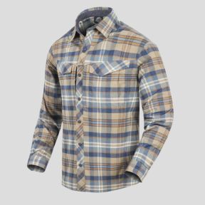 defender mk2 pilgrim shirt® - ginger plaid - helikon