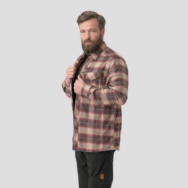 Chemise defender MK2 pilgrim - carreaux rouille - Helikon