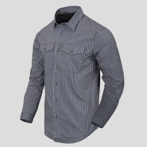 Chemise discrète pour port d'arme dissimulé - carreaux Gris fantôme - Helikon