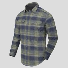 Greyman overhemd - helderblauw geruit - Helikon