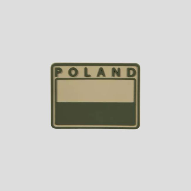 Écusson discret du drapeau polonais - pologne - Kaki - Helikon
